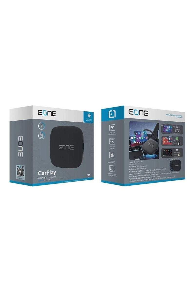 Eone AI CarPlay Box with Android 13 system, wireless car apps, 4GB RAM and 64GB ROM - Image 2